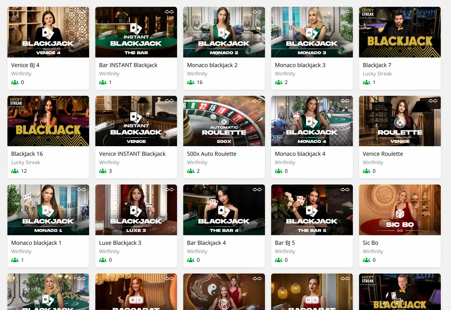 Snatch Casino Spielübersicht