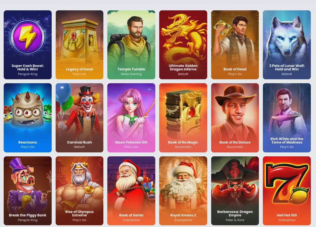 Snatch Casino Login-Bereich und Bonusübersicht
